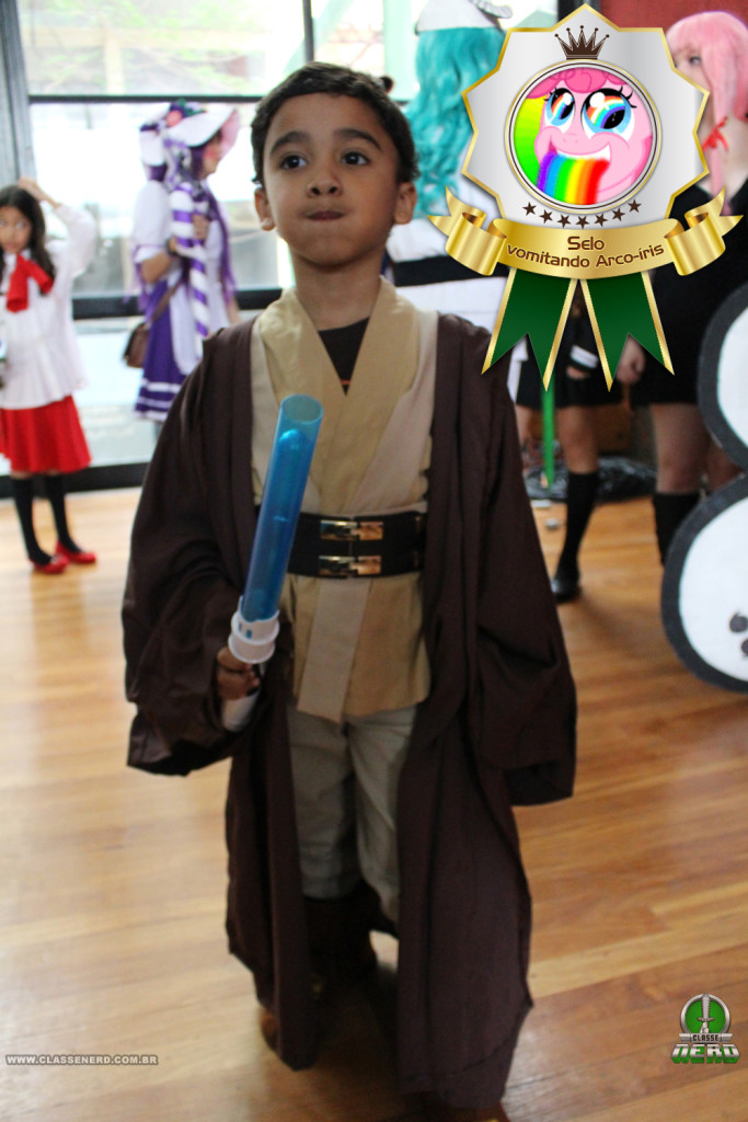 Mini Jedi-Selo-Vomitando-Arco-Iris-Classe Nerd-F-002